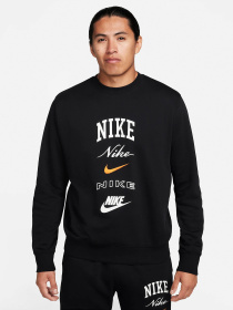 Свитшот NIKE Club Fleece Crew-Neck модель FN2610-010 Фото