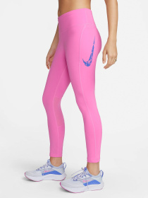 Спортивні леггінси NIKE FAST MID-RISE 7/8 RUNNING модель FN3268-675 Фото