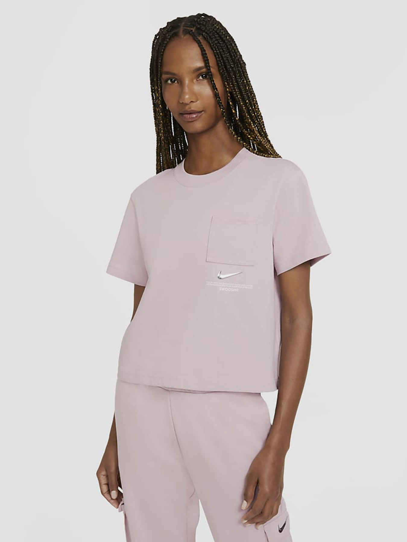 Футболки и поло NIKE Sportswear Swoosh модель CZ8911-645 Фото