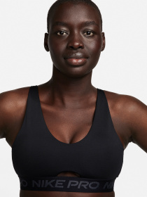 Топ спортивный NIKE Pro Indy Plunge модель FQ2653-010 Фото