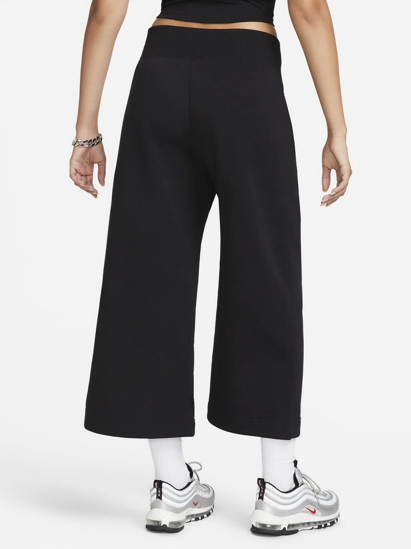 Штани спортивні NIKE Phnx Flc Hr Crop Swtp модель FB8313-010 Фото