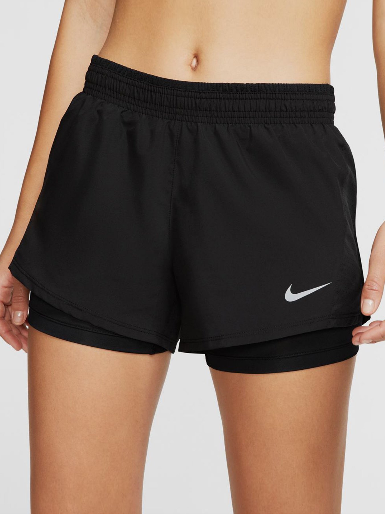 Шорты спортивные NIKE 2 In 1 Run модель CK1004-010 Фото