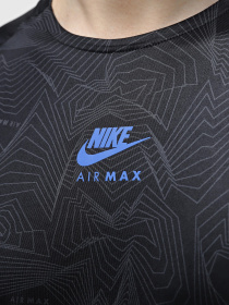 Футболка NIKE AIR MAX PERFORMANCE ALL OVER P модель FV5596-010 Футболка NIKE AIR MAX PERFORMANCE ALL OVER P модель FV5596-010 Фото