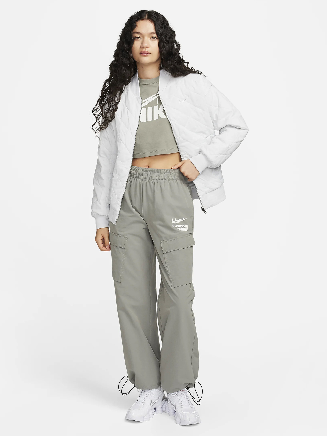 Футболка NIKE Nsw Crop Gls модель FZ4635-053 Фото