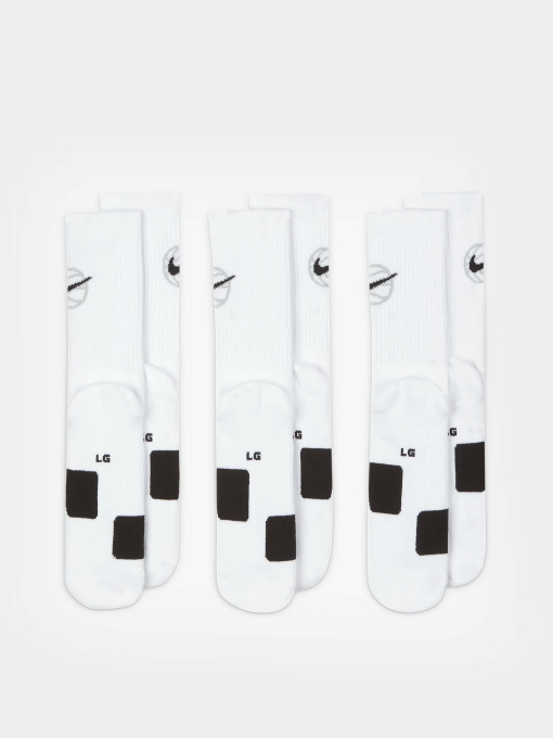 Набор носков NIKE CREW EVERYDAY BBALL 3 100 модель DA2123-100 Фото