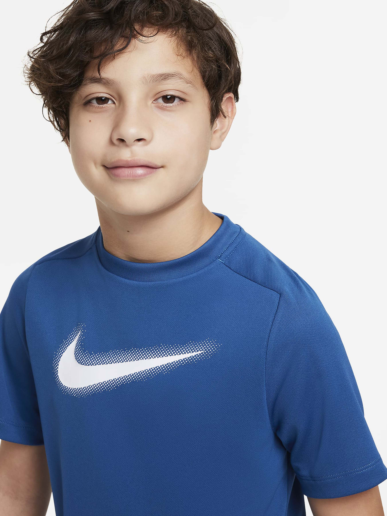 Футболка NIKE DF MULTI+ SS TOP HBR модель DX5386-476 Футболка NIKE DF MULTI+ SS TOP HBR модель DX5386-476 Фото