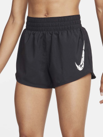 Шорты спортивные NIKE One Swsh Hbr Df Mrbrshrt модель FN2601-010 Фото