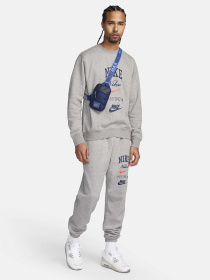 Свитшот NIKE CLUB BB CREW STACK GX модель FN2610-063 Фото