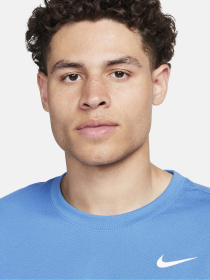 Спортивна футболка NIKE DFC CREW SOLID модель AR6029-402 Спортивна футболка NIKE DFC CREW SOLID модель AR6029-402 Фото