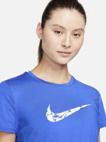 Спортивна футболка NIKE ONE SWSH HBR DF модель FN2618-405 Фото