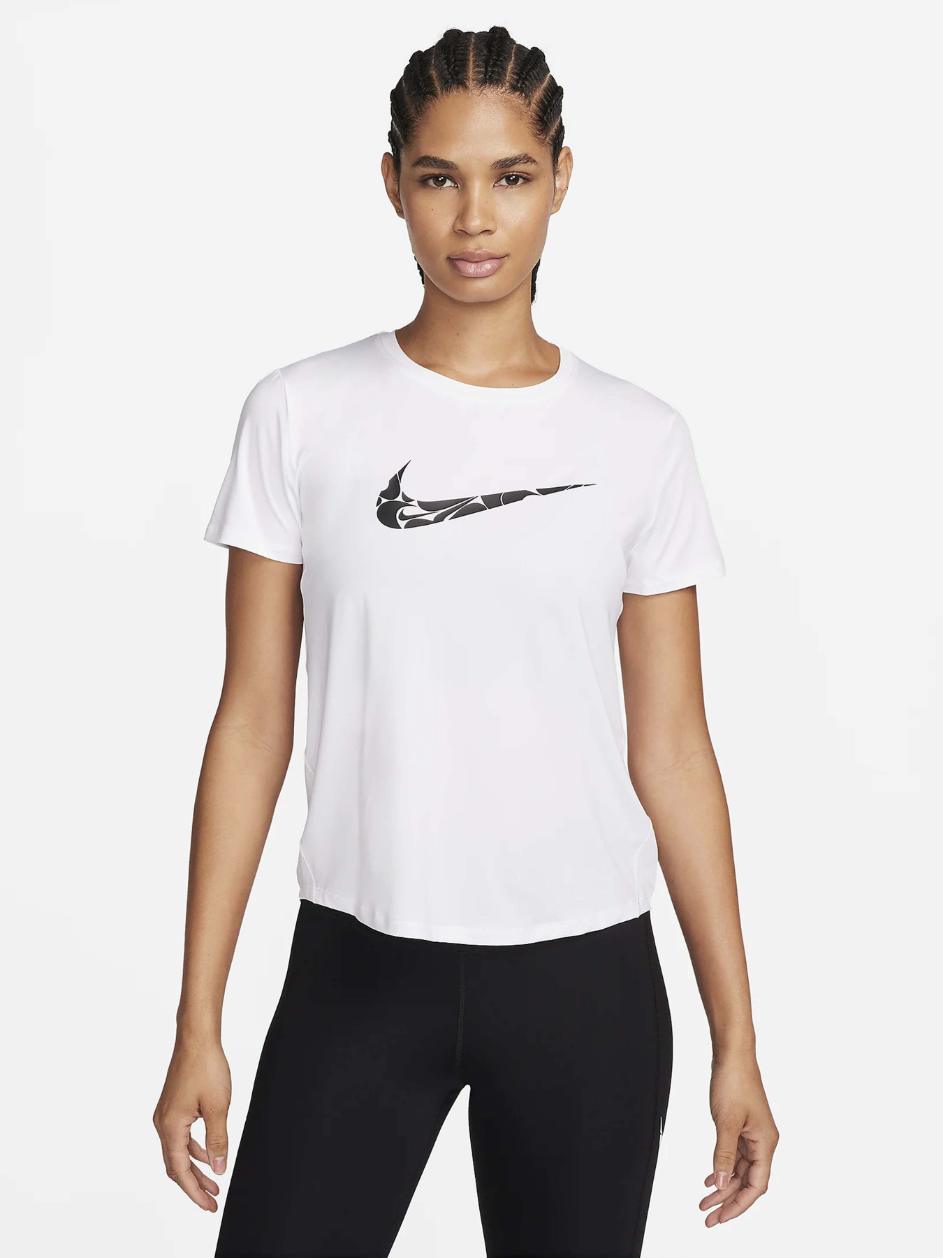 Футболка спортивная NIKE Dri-Fit One Swoosh модель FN2618-100 Фото