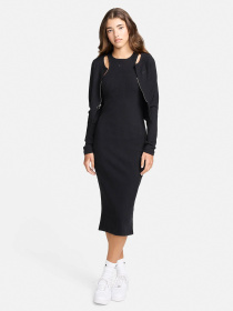 Платье миди NIKE Sportswear Chill Knit модель FN3679-010 Фото