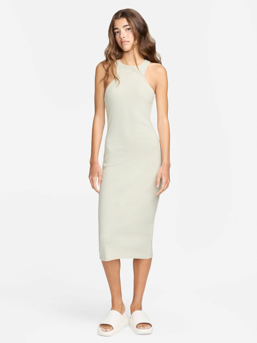 Платье миди NIKE Sportswear Chill Knit модель FN3679-104 Фото