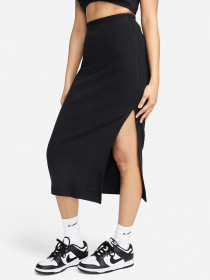 Спідниця міді NIKE SPORTSWEAR CHILL KNIT модель FQ1636-010 Спідниця міді NIKE SPORTSWEAR CHILL KNIT модель FQ1636-010 Фото