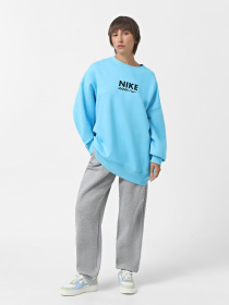 Свитшот NIKE Oversized Fleece Crewneck модель HM4318-416 Фото