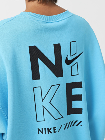 Світшот NIKE Oversized Fleece Crewneck модель HM4318-416 — фото 4 - INTERTOP