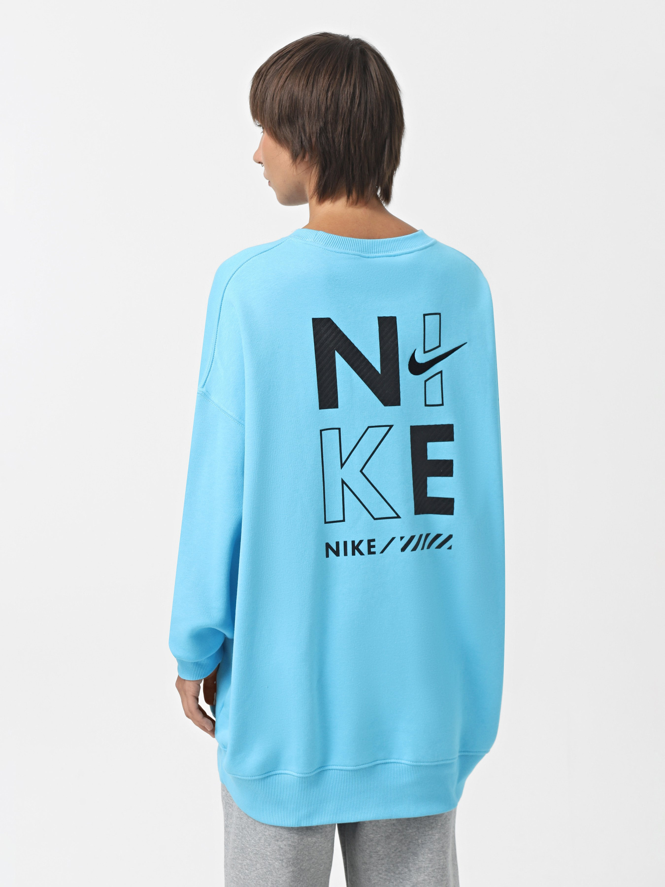 Світшот NIKE OVERSIZED FLEECE CREWNECK модель HM4318-416 Фото