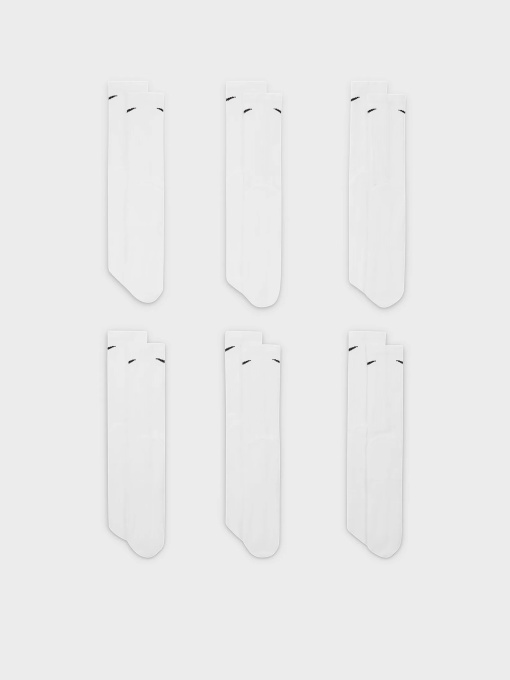 Набор носков NIKE Everyday Cotton Cushioned Crew 6P модель SX7666-100 Фото