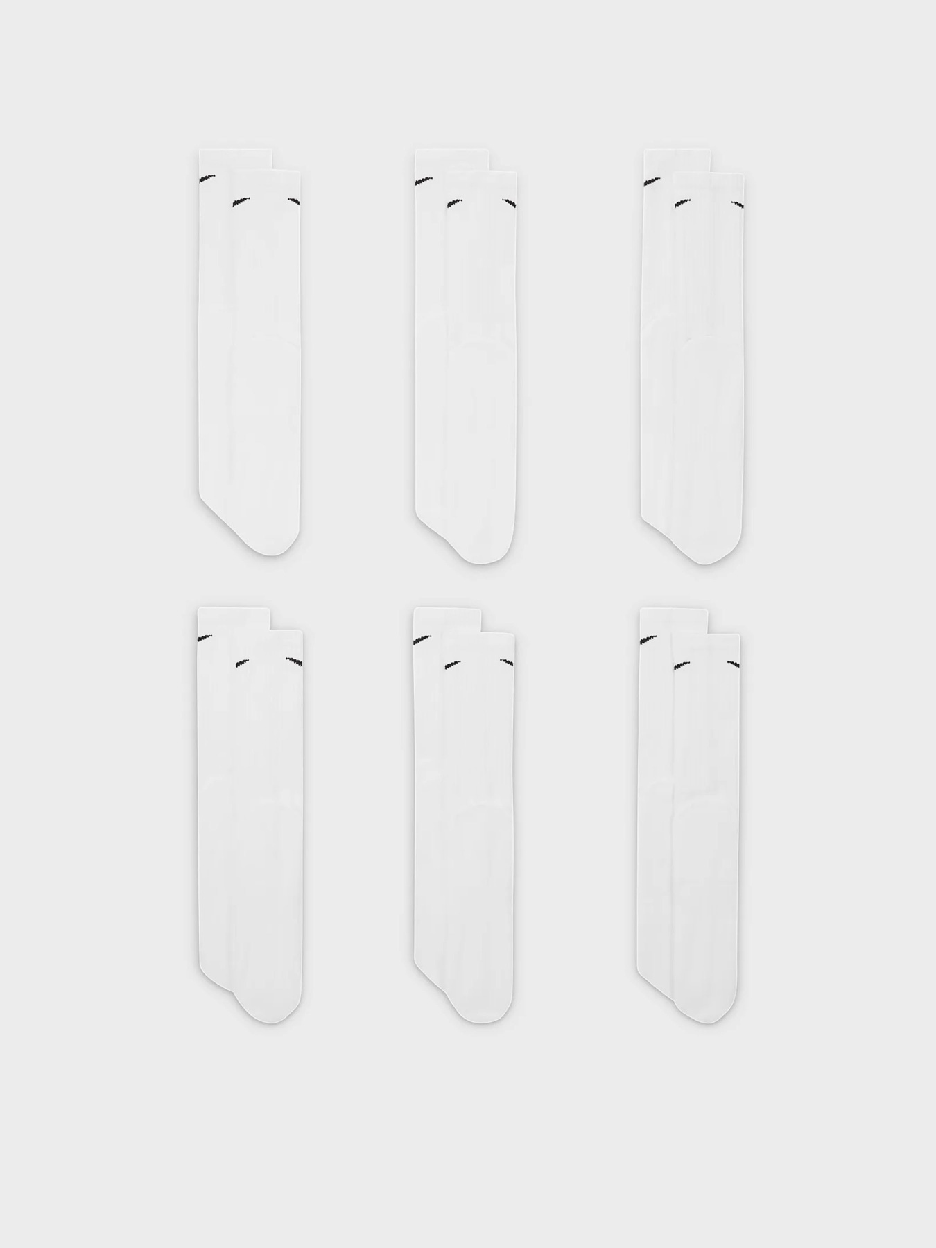 Набор носков NIKE EVERYDAY COTTON CUSHIONED CREW модель SX7666-100 Набор носков NIKE EVERYDAY COTTON CUSHIONED CREW модель SX7666-100 Фото