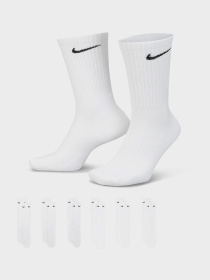 Набор носков NIKE EVERYDAY COTTON CUSHIONED CREW модель SX7666-100 Набор носков NIKE EVERYDAY COTTON CUSHIONED CREW модель SX7666-100 Фото