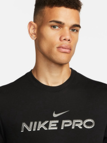 Спортивная футболка NIKE PRO DRI-FIT модель FJ2393-010 Фото