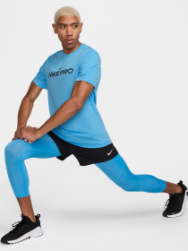 Спортивна футболка NIKE PRO DRI-FIT модель FJ2393-413 Спортивна футболка NIKE PRO DRI-FIT модель FJ2393-413 Фото