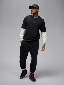 Брюки повседневные NIKE Jordan Flight Flc модель FV7251-010 Фото