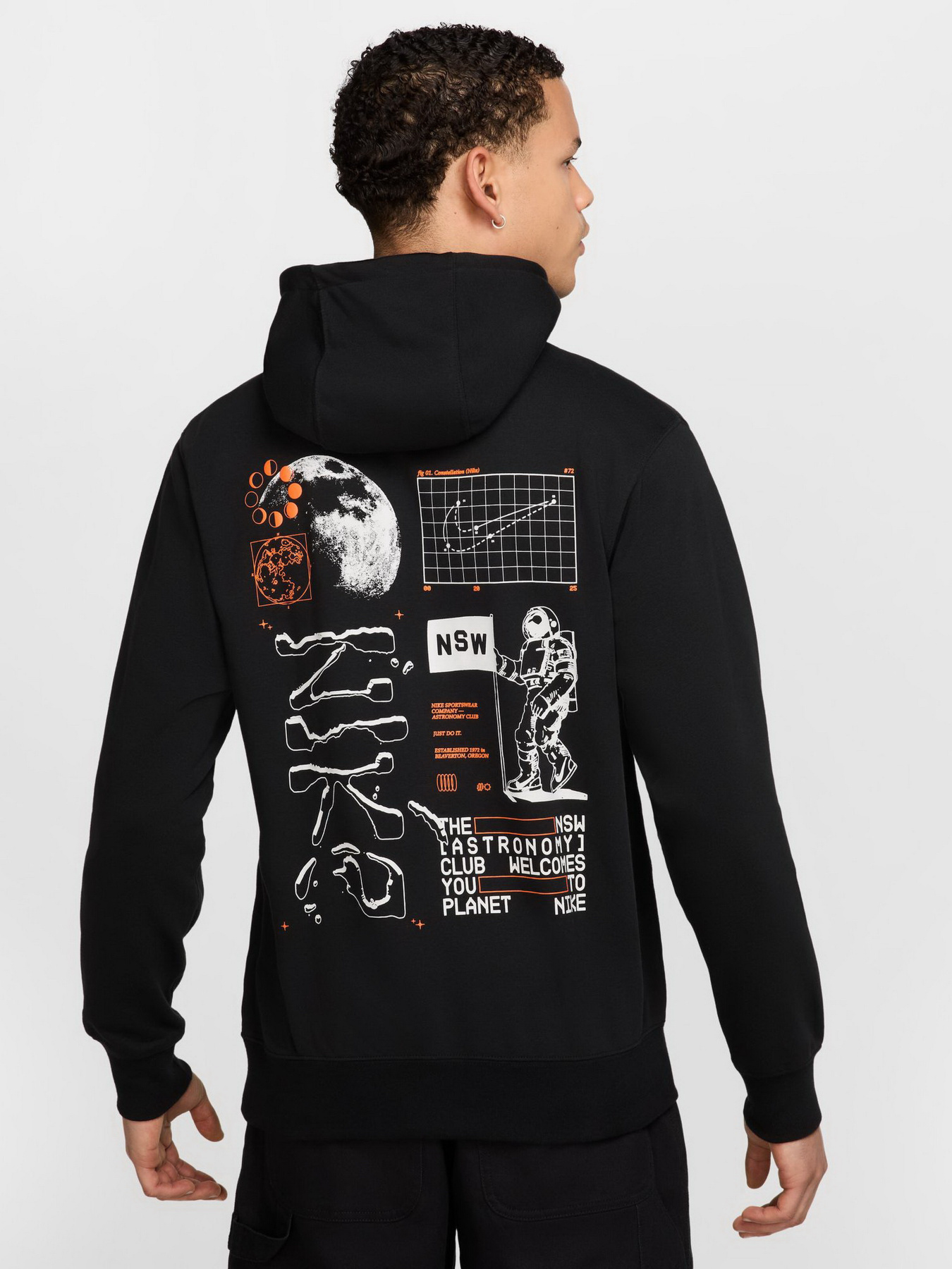 Худі NIKE Club French Terry PO HDY модель HQ8594-010 Фото