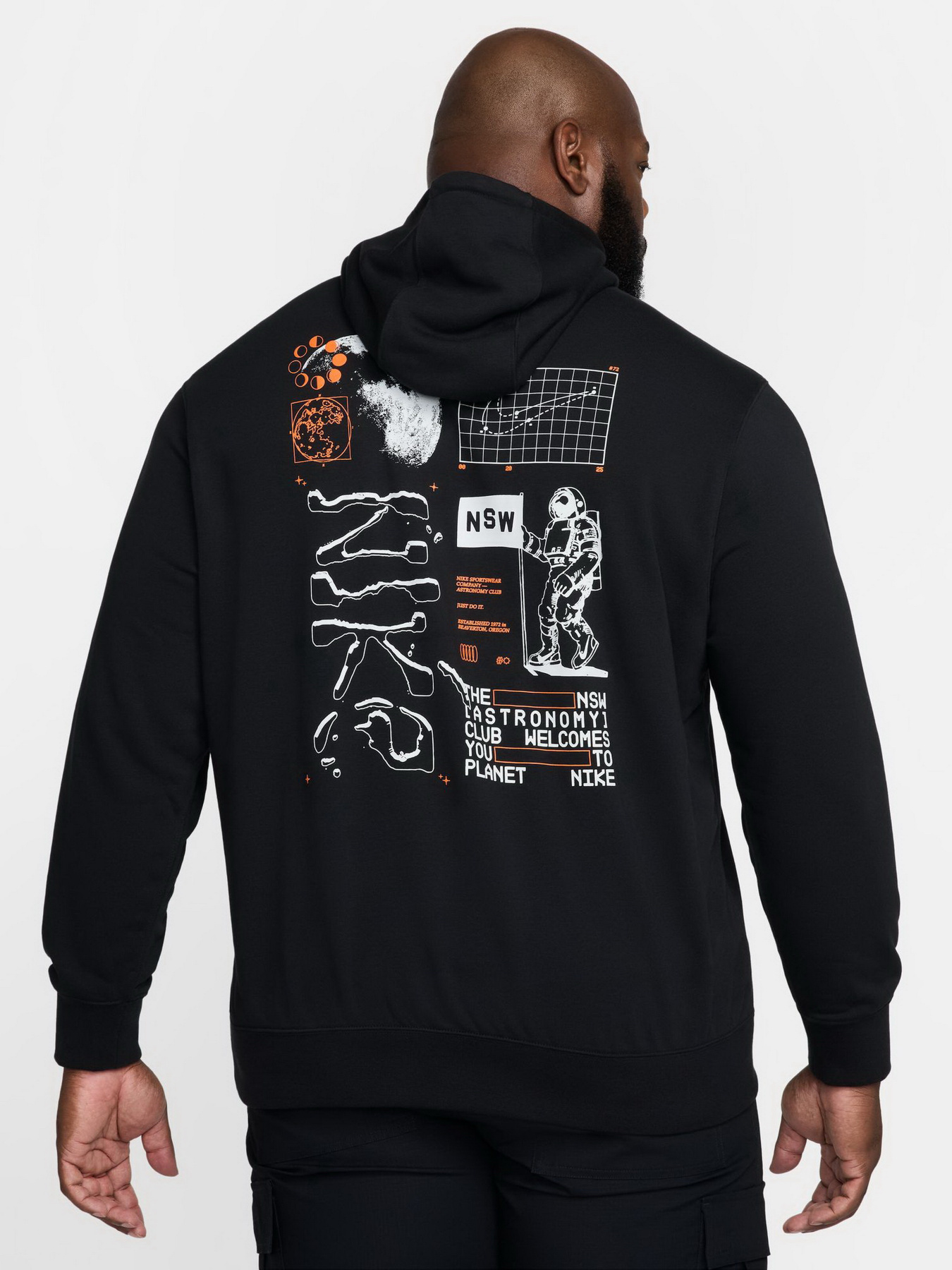 Худі NIKE Club French Terry PO HDY модель HQ8594-010 Фото