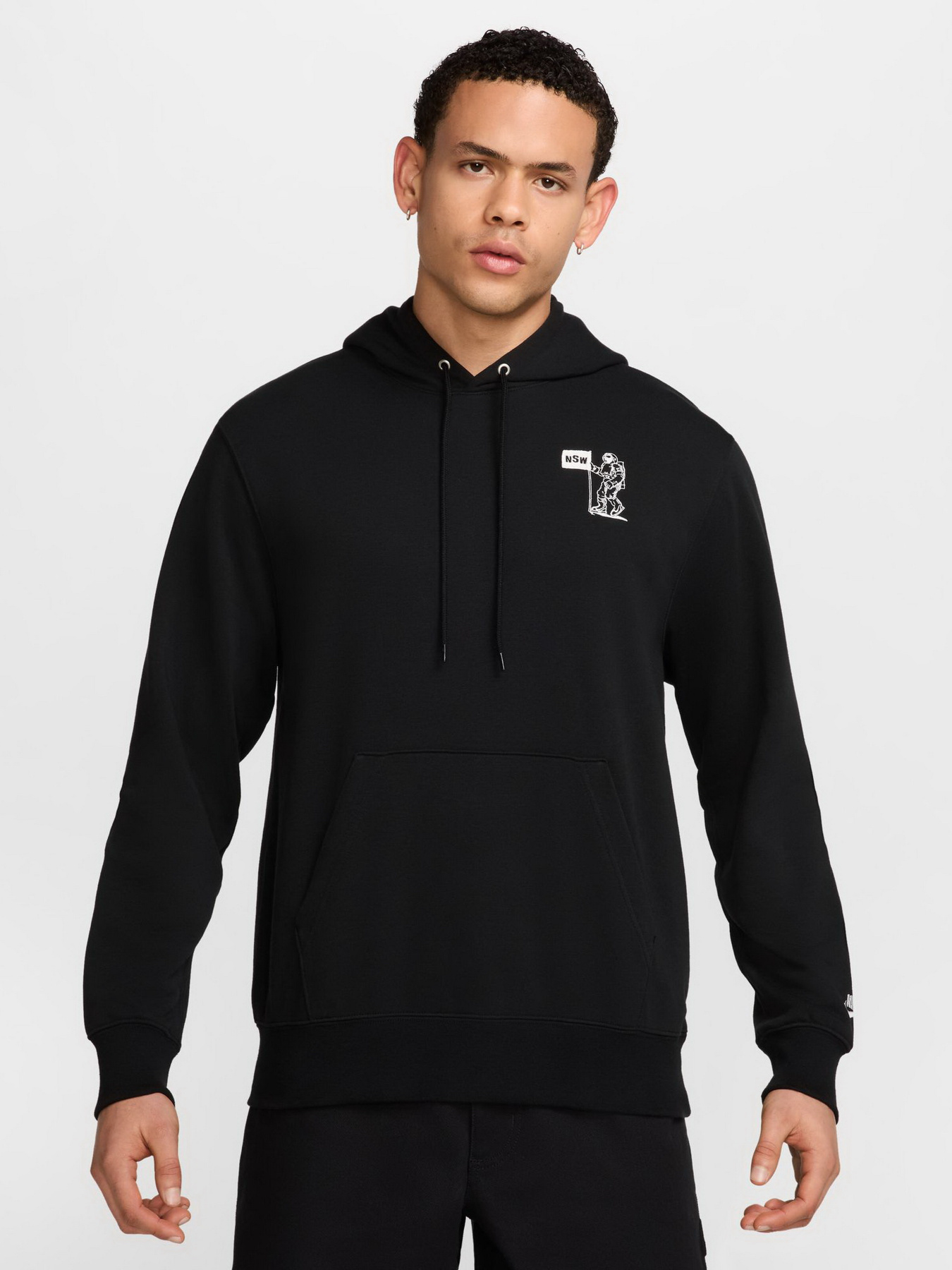 Худі NIKE Club French Terry PO HDY модель HQ8594-010 Фото