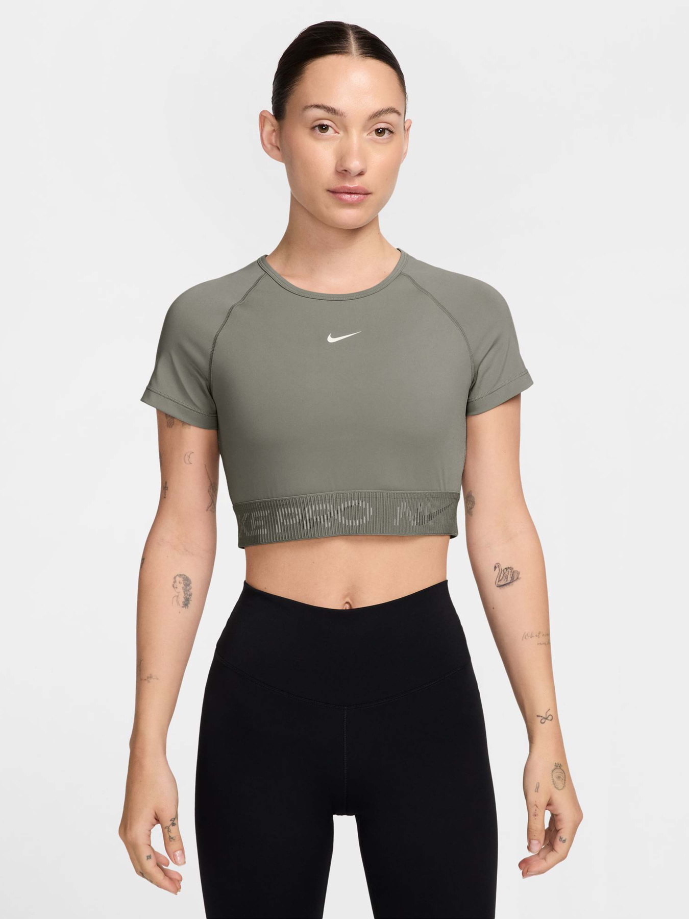 Спортивный топ NIKE PRO DRI-FIT CROP модель HM6369-320 Фото