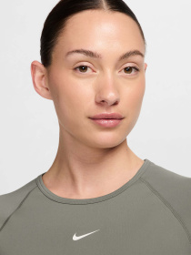 Спортивный топ NIKE PRO DRI-FIT CROP модель HM6369-320 Фото