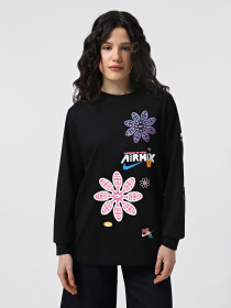 Лонгслів NIKE Sportswear Loose Graphic Модель HF9529-010 Фото