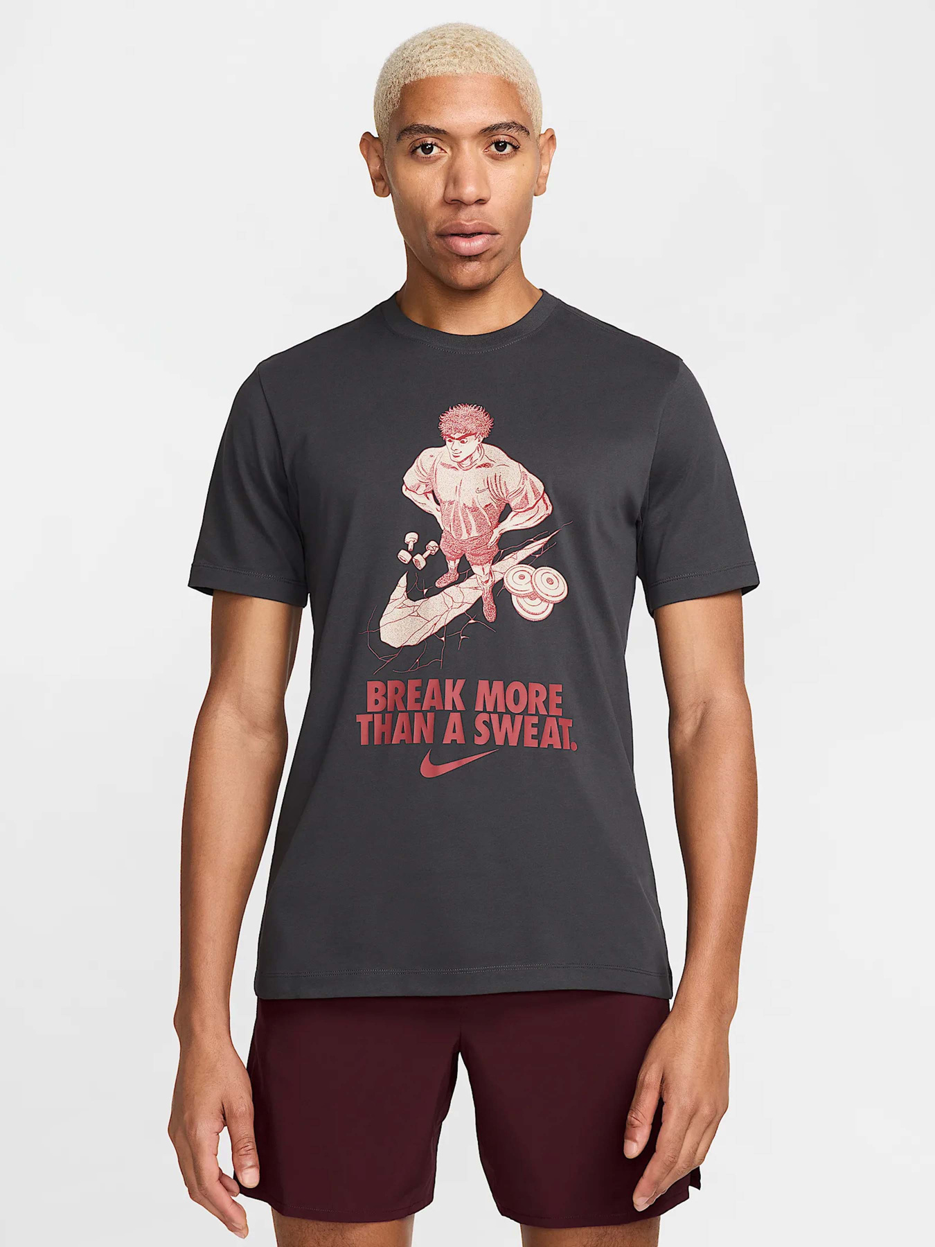 Футболка NIKE DRI-FIT FITNESS модель HJ3611-070 Фото