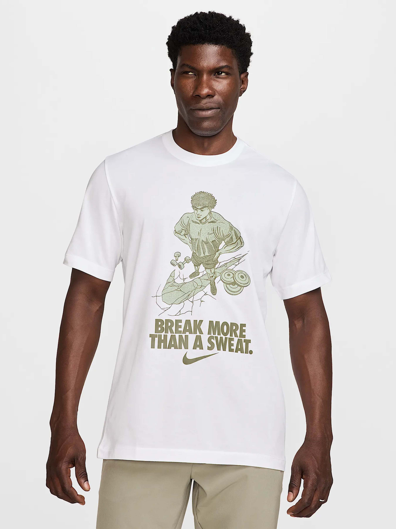 Футболка NIKE DRI-FIT FITNESS модель HJ3611-100 Фото
