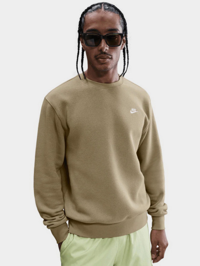 Світшот NIKE Club Men's Fleece Crew модель FN3886-297 - фото