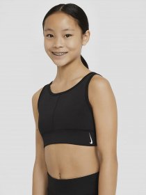 Спортивний топ NIKE Swoosh Luxe модель CZ4150-010 Спортивний топ NIKE Swoosh Luxe модель CZ4150-010 Фото