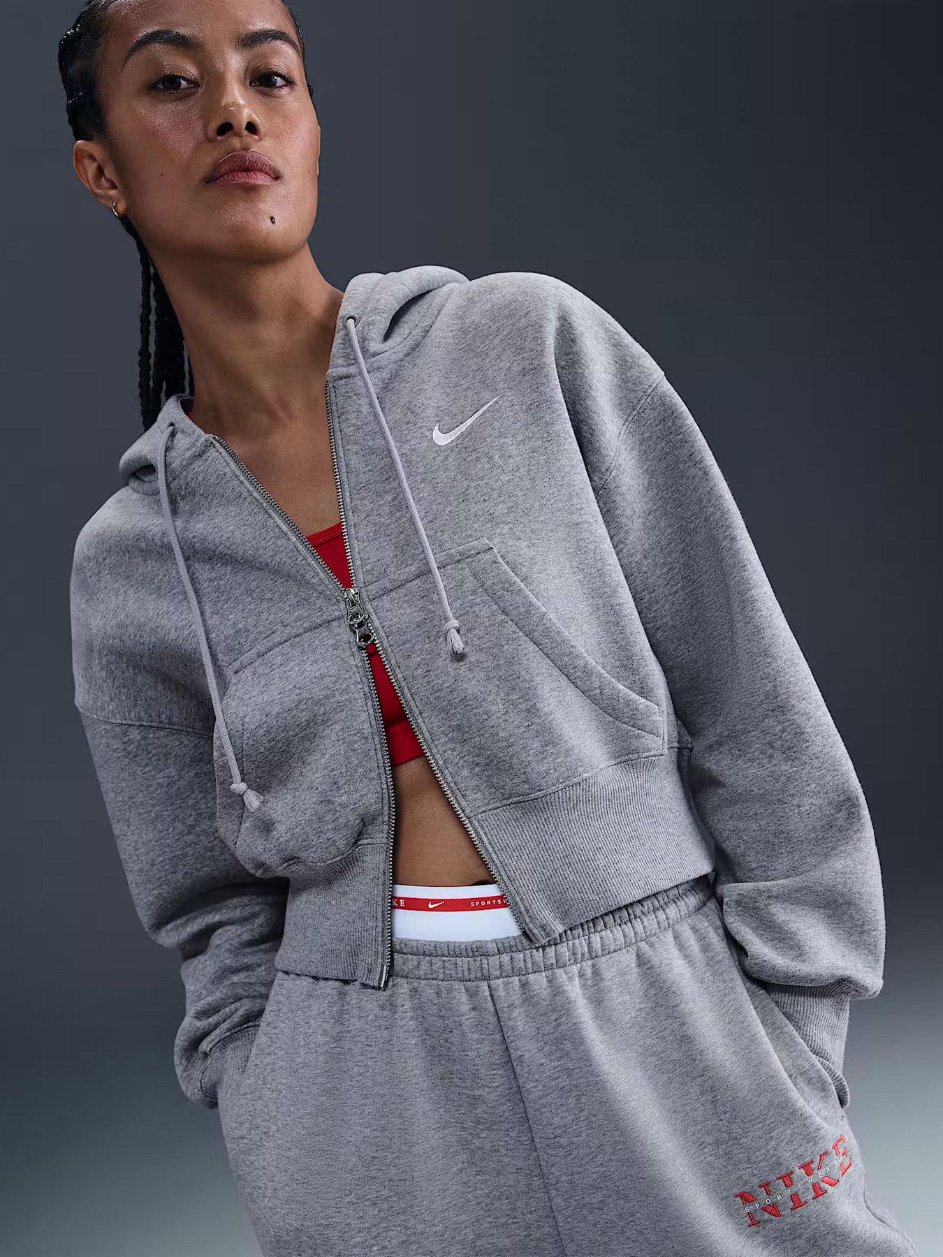 Кофта NIKE Sportswear Phoenix Fleece модель HV2426-063 Фото