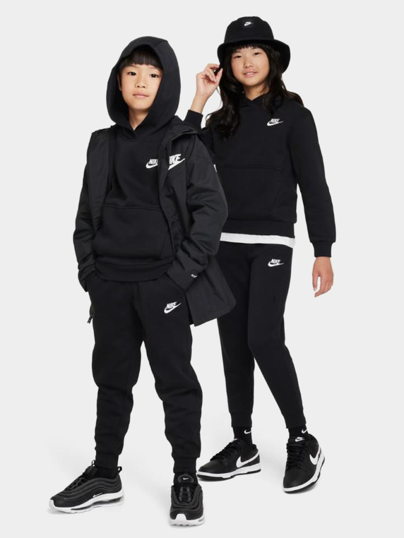 Спортивні штани NIKE K NSW CLUB FLC JGGR LBR модель FD3008-010 Фото