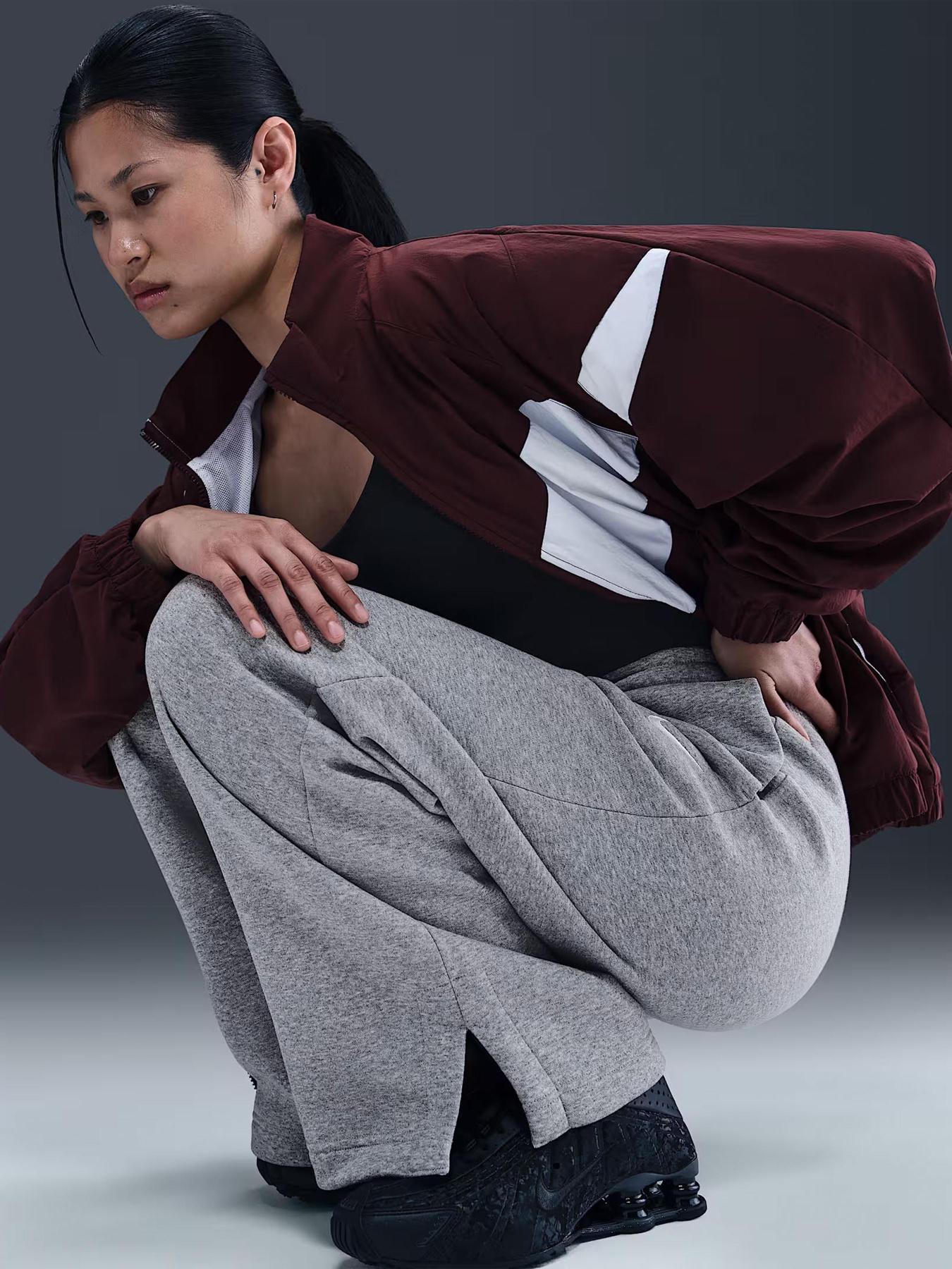 Спортивні штани NIKE W NSW PHNX FLC HR PANT WIDE 2 модель IH1011-063 Фото