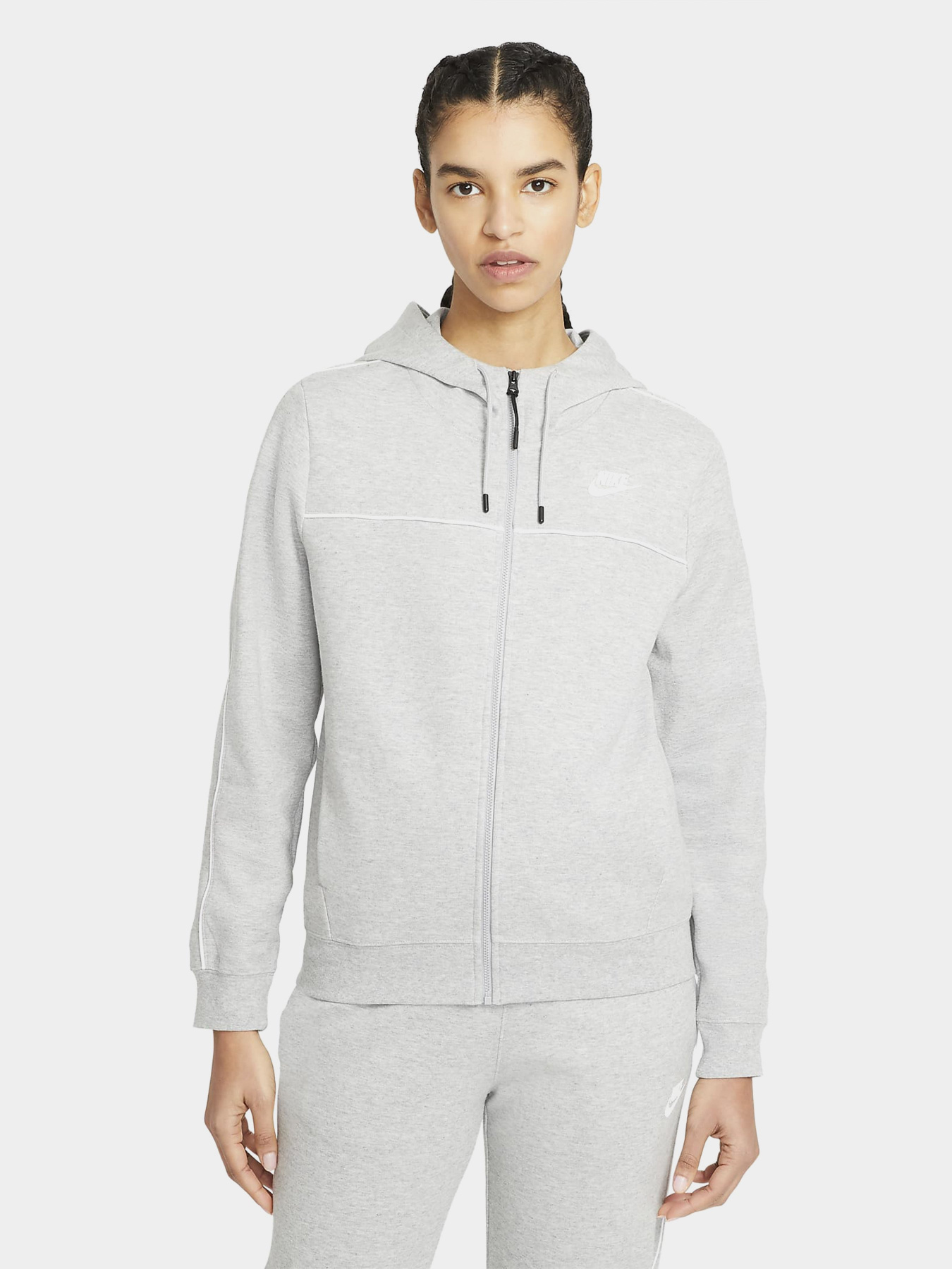 Кофта спортивная NIKE Sportswear Millennium Full-Zip Hoodie модель CZ8338-063 Фото