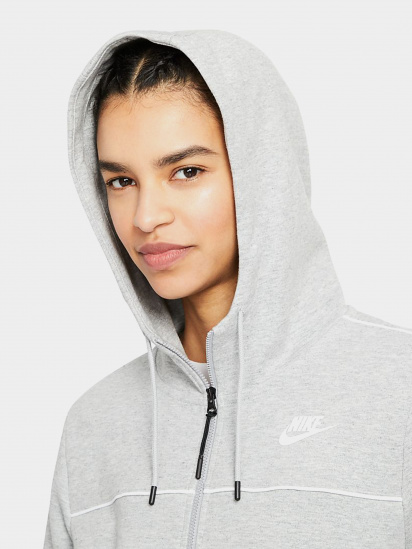 Кофта спортивна NIKE Sportswear Millennium Full-Zip Hoodie модель CZ8338-063 — фото 4 - INTERTOP