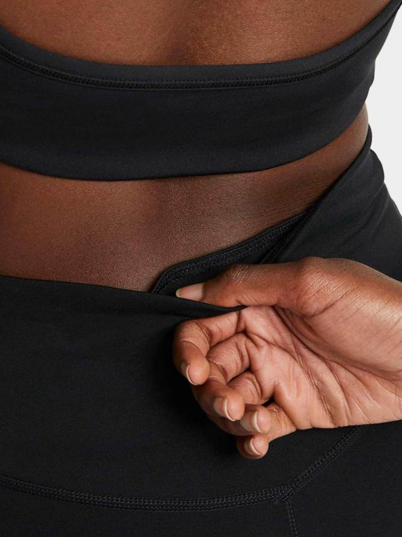 Леггинсы спортивные NIKE One Mid-Rise 7/8 модель DD0249-010 Фото