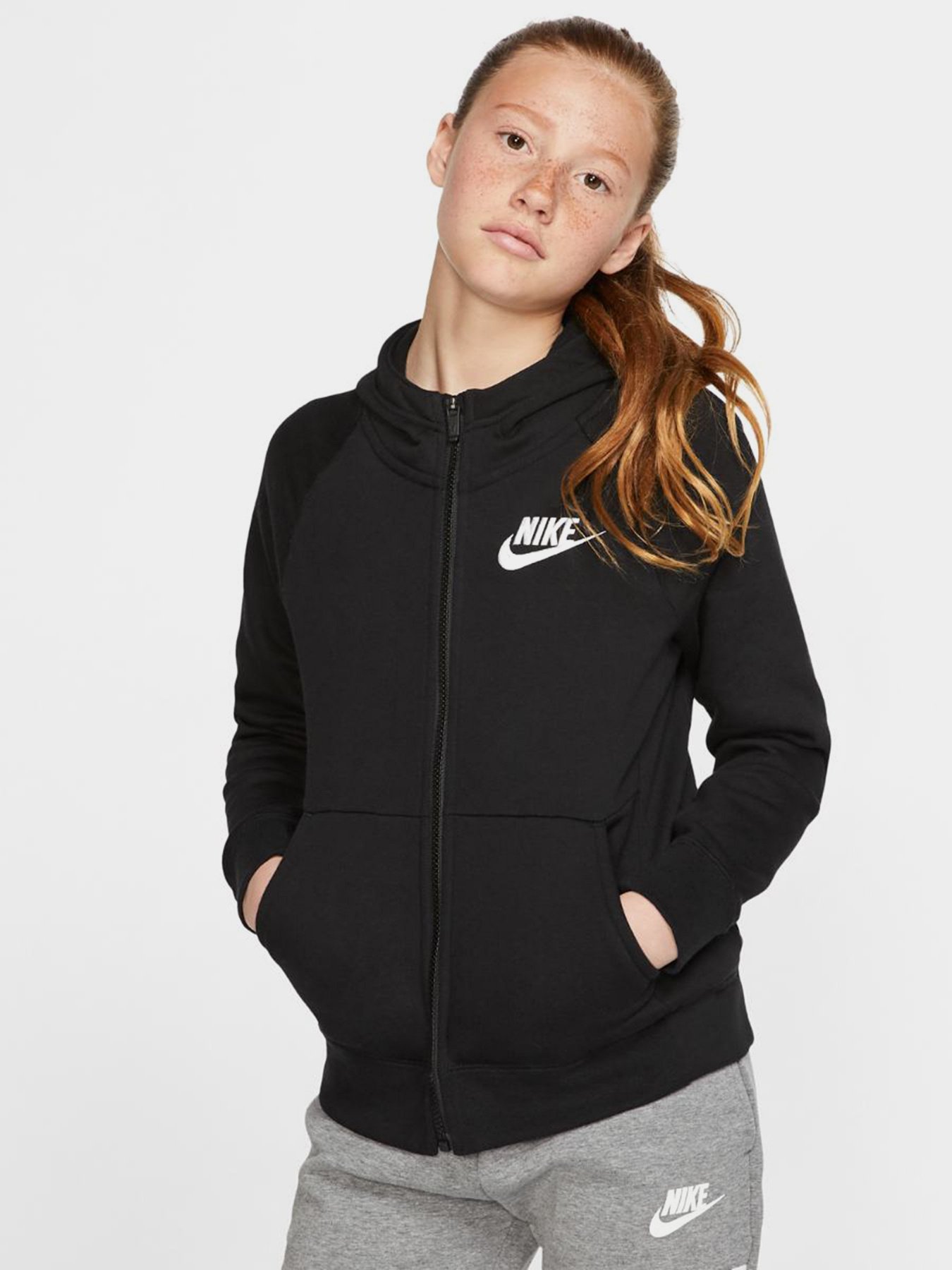 Спортивна кофта NIKE Sportswear Full Zip модель BV2712-010 Фото
