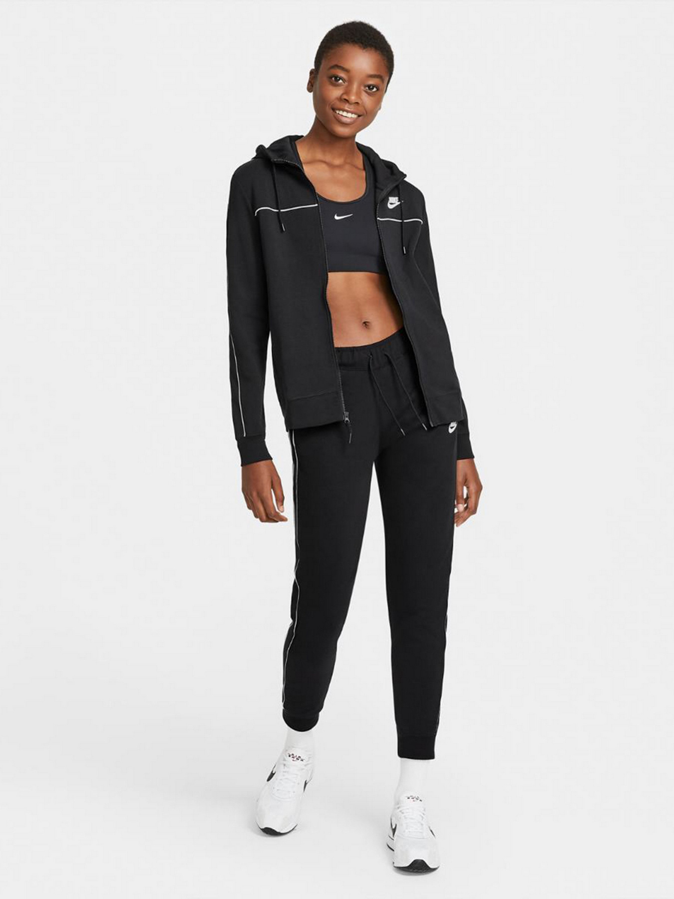 Спортивна кофта NIKE Sportswear Millennium Full-Zip Hoodie модель CZ8338-010 Фото