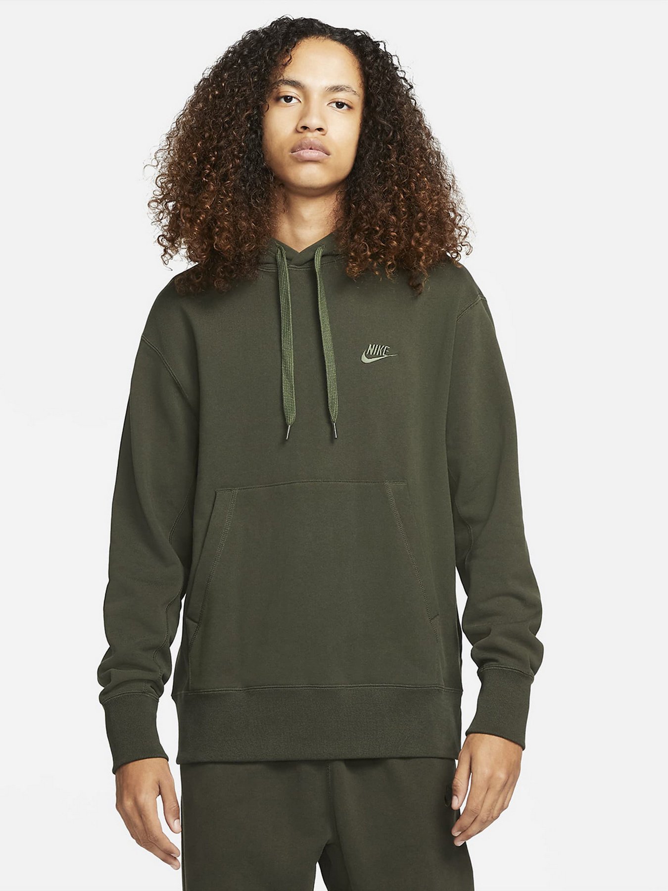 Худи NIKE Sportswear Classic Fleece Pullover модель DA0023-355 Фото