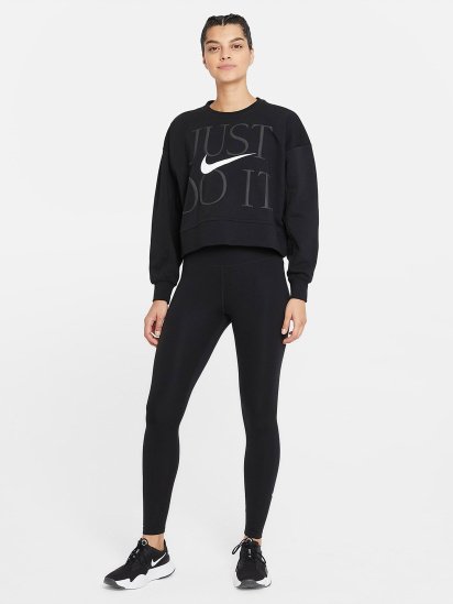 Кофта спортивна NIKE Dri-FIT Get Fit Training Crew модель DD6130-010 — фото 4 - INTERTOP