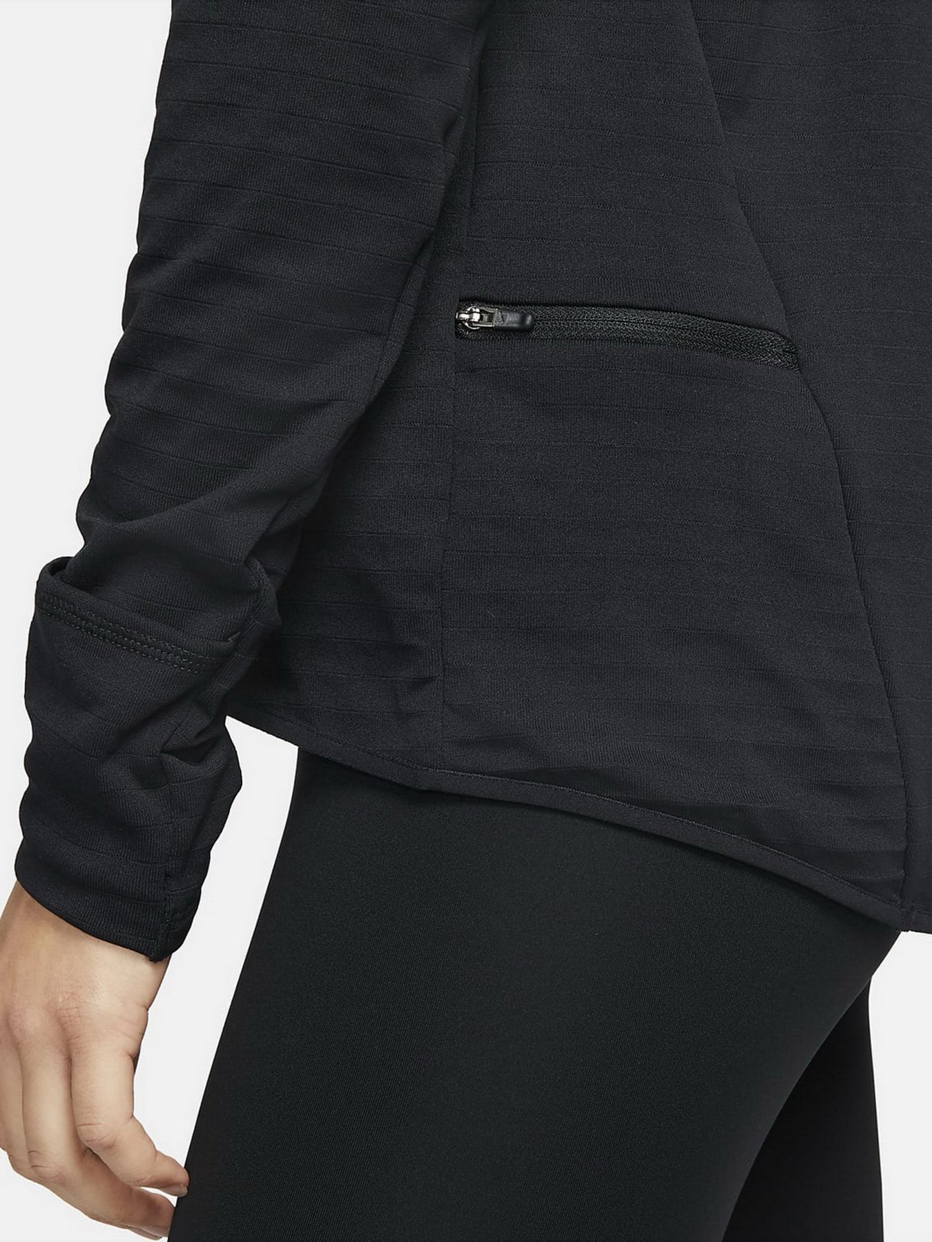 Кофта спортивна NIKE Therma-FIT 1/2-Zip Running модель DD6799-010 Фото