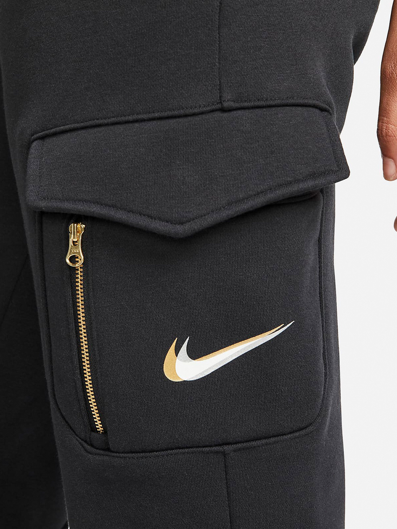 Штаны спортивные NIKE Sportswear Fleece Cargo модель DO2571-010 Фото