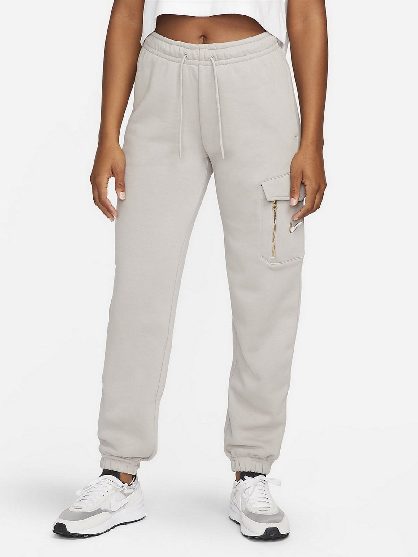 Штани спортивні NIKE Sportswear Fleece Cargo модель DO2571-033 Фото